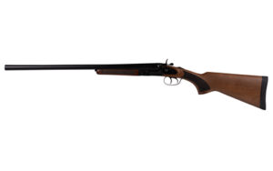 Derya EX1400 12 Gauge side-by-side shotgun with 24 inch barrels and walnut stock