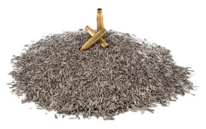 Frankford Arsenal 2 lb container of 1mm x 7mm stainless steel tumbling media pins