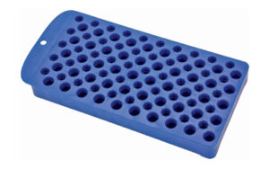 Frankford Arsenal Universal Reloading Tray blue plastic holds 50 cases