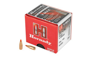 Hornady V-MAX 50 gr .224 polymer tip reloading bullets, 100 per box
