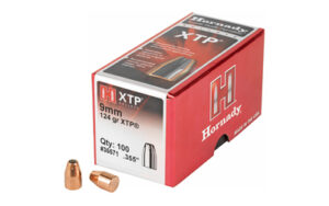 Hornady XTP 9mm .355 124gr jacketed hollow point bullets 100 count box