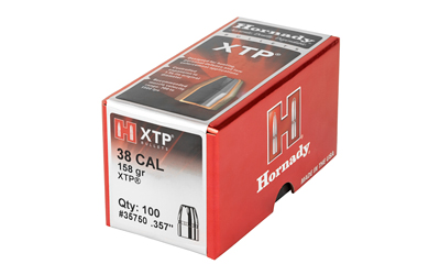 Hornady XTP 158 gr .357 caliber jacketed hollow point bullets 100 count box