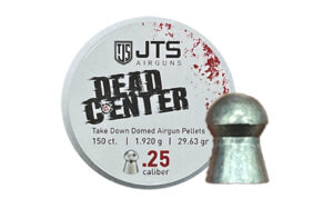 JTS Dead Center .25 Cal 29GR domed pellets 150 count
