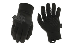 Mechanix Wear ColdWork Base Layer XL black gloves showing Padlock silicone grip