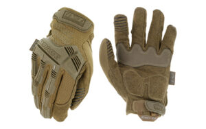 Mechanix Wear M-Pact tactical glove in Coyote, size XL, synthetic leather palm