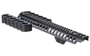 Mesa Tactical KT-KSG 6/6-12GA Saddlerail side saddle shotshell carrier in black