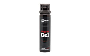 Mace Magnum 4 79 g Pepper Gel spray can, black, flip-top safety cap and belt clip
