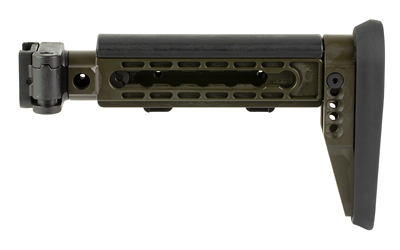 Midwest Industries Alpha Series AK folding stock in Olive Drab Green, fits 1913 Picatinny rail
