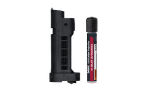 Sabre spare magazine with seven live pepper projectiles for compact pistol launcher