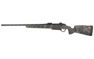 Seekins HAVAK PH3 6.5 PRC 20-inch Woodland Shadow rifle with fluted threaded barrel