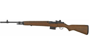Springfield Armory M1A Standard rifle with walnut stock and 22 inch barrel chambered in .308 Win