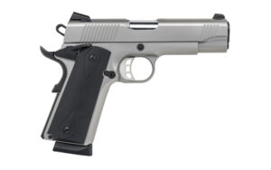 TISAS 1911 Carry SS45 stainless 4.25-inch barrel black rubber grips