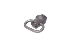 TROY QD low profile sling mount with TRX cooling hole in black, includes S.S.Q.D. swivel