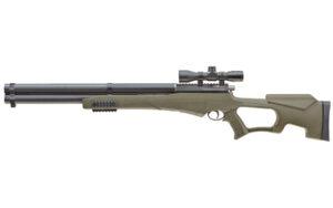 Umarex AirSaber pre-charged pneumatic airbow with Axeon 4x32 scope and OD Green synthetic stock