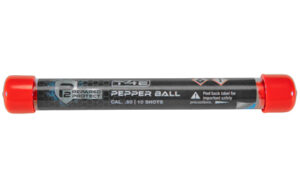 Umarex P2P .50 cal pepper balls 10-count red white tube