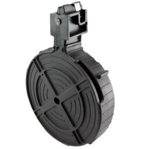 ATI German Sports 110-round rotary drum magazine for Ruger 10/22 black polymer
