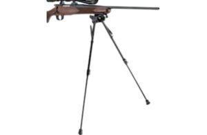 Champion Targets Pivot Bipod 6-9 inch swivel-stud mount black metal with non-slip feet