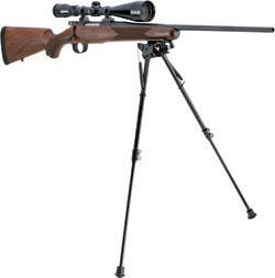 Champion Pivot Bipod 9-13 inch black metal with cant and traverse, attaches to sling swivel stud