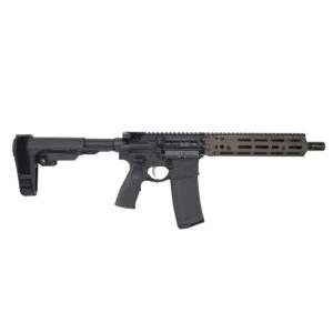 Daniel Defense DD4 MK18 RIII pistol in black and flat dark earth with 10.3 inch barrel