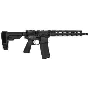 Daniel Defense DD4P black 5.56 AR pistol with 11.5-inch barrel, M-LOK handguard, and SBA3 brace