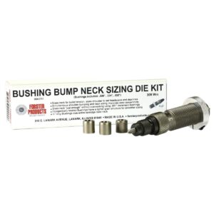 Forster Products 6mm Creedmoor bushing bump neck die kit on white background