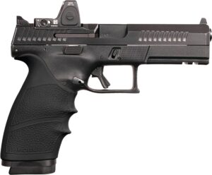 Hogue HandAll Beavertail Grip Sleeve for CZ P-10 Full Size 9mm in black