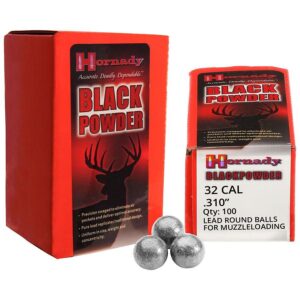 Hornady lead round balls .310 diameter 100 count box