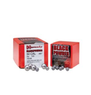 Hornady .54 caliber .520 lead round balls 100 count box