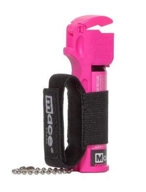 Mace Sport Pepper Spray neon pink 18 g canister with adjustable hand strap