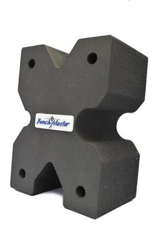 Benchmaster Weapon Rack X-BLOCK shooting rest in black high-density foam