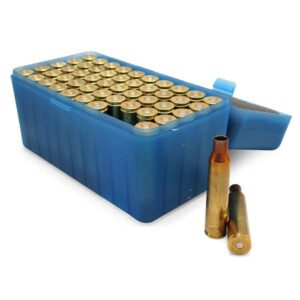 Lightning primed brass rifle cartridge cases .338 Lapua Magnum 50 ct in MTM Case-Gard box