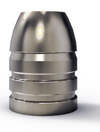 Lee Round Flat Nose Pistol Mould double cavity .452 diameter 255 gr aluminum with handles