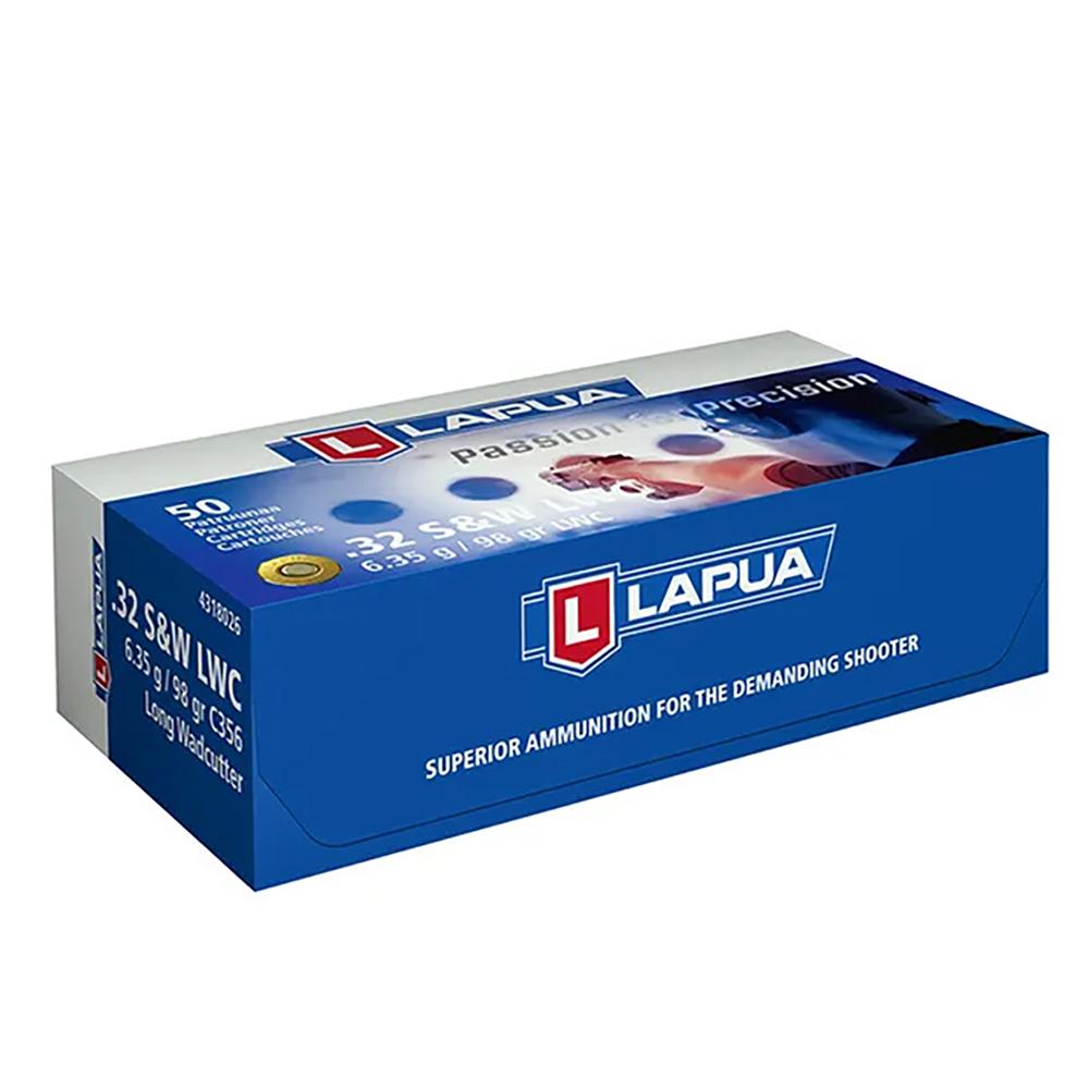 Lapua LWC 32 S&W Long 98gr 787 fps 50/ct - Alexander's