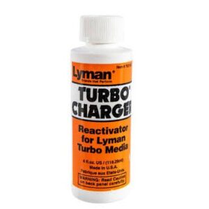 Lyman Turbo Charger Media Reactivator 4 oz clear bottle