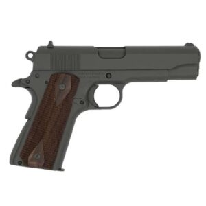 Tisas 1911 Tank Commander 9mm 4.25in Grey Cerakote pistol with Turkish walnut grips