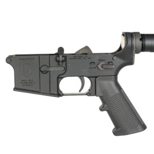 One Horse AR15 complete lower receiver with Mil-Spec buffer tube and adjustable stock