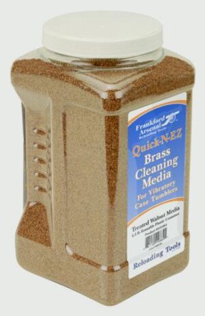 Frankford Arsenal treated walnut hull media 5 lb reusable plastic container