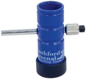 Frankford Arsenal Powder Trickler blue steel with synthetic dust cover and machined steel base