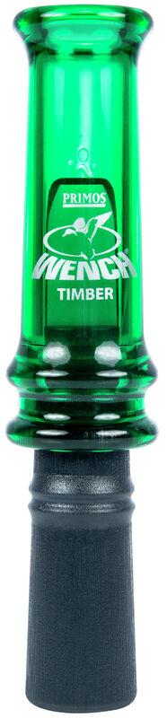 Primos Timber Wench Duck Call showing profile and mouthpiece