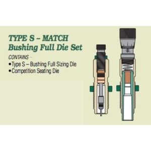 Redding Type S Match Bushing Full Length Die Set for 6.5 PRC