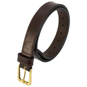 CAMELEON S&W brown leather EDC belt adjustable 36-38 inches