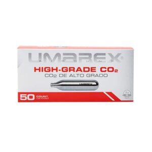 Umarex 50-pack of 12g CO2 cylinders in packaging
