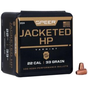 Speer TNT Varmint .22 Hornet 33 gr JHP bullets 100 ct