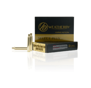 Weatherby 280 Ackley Improved unprimed brass cases 50 per box with CNC-machined primer pockets