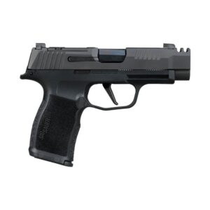 Black Sig Sauer P365 XL Comp .380 ACP pistol with ported optic-ready slide and night sights
