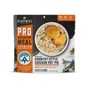 ReadyWise Pro Meal Chicken Pot Pie 2 Servings package