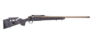 CVA Cascade Long Range Hunter 6mm Creedmoor 24" Smoked Bronze Cerakote rifle with synthetic stock