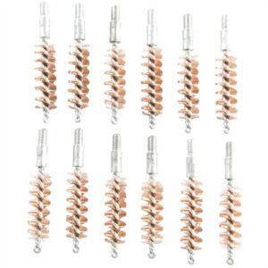 STANDARD LINE BRONZE PISTOL BRUSH 9MM-38/357 CALIBER 12 PACK