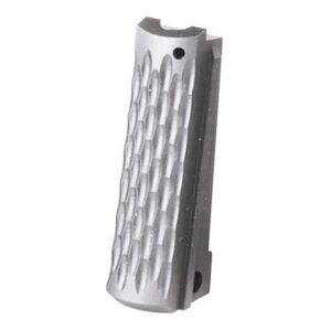 Ed Brown 817C stainless steel mainspring housing with Chainlink texture pattern