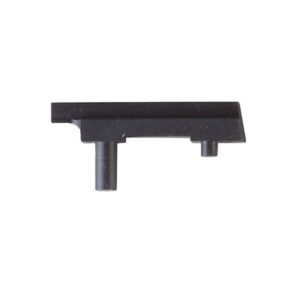 Ed Brown extended ejector for 1911, blue finish, shown on white background